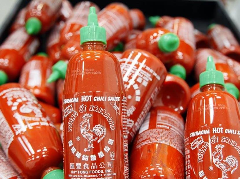 A stock picture of bottles of Huy Fong Sriracha Hot Chili Sauce. The batch of sauces with an expiration date of March 2021 is being recalled.