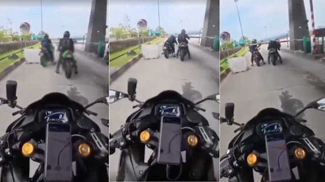 在马国大道越栏逃费　疑似狮城骑士遭网民斥责