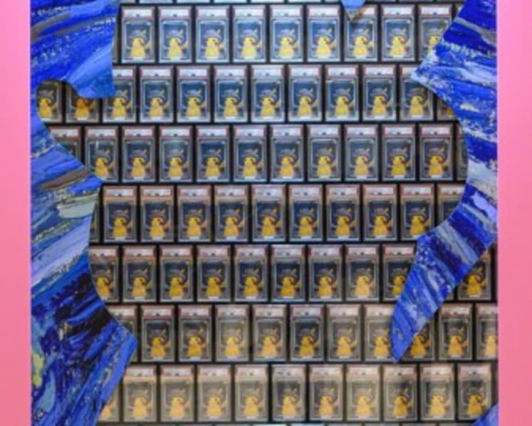 World's Largest Van Gogh Pikachu Card Wall Debuts at Hong Kong Grade10 Festival