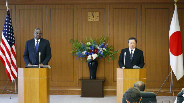 美国日本重申加强合作 应对东北地区的挑战与威胁