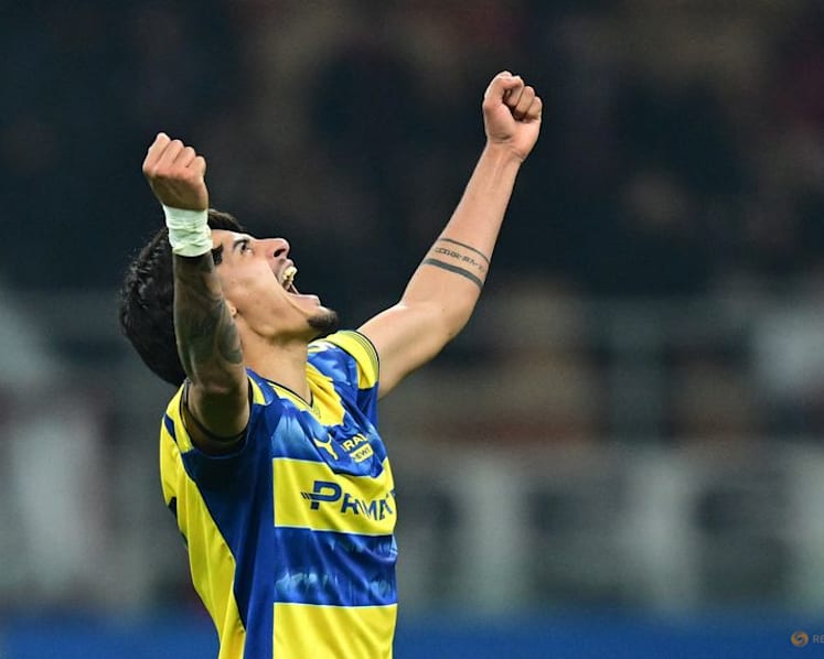 Parma strike blow to AC Milan's title hopes with 1-0 win