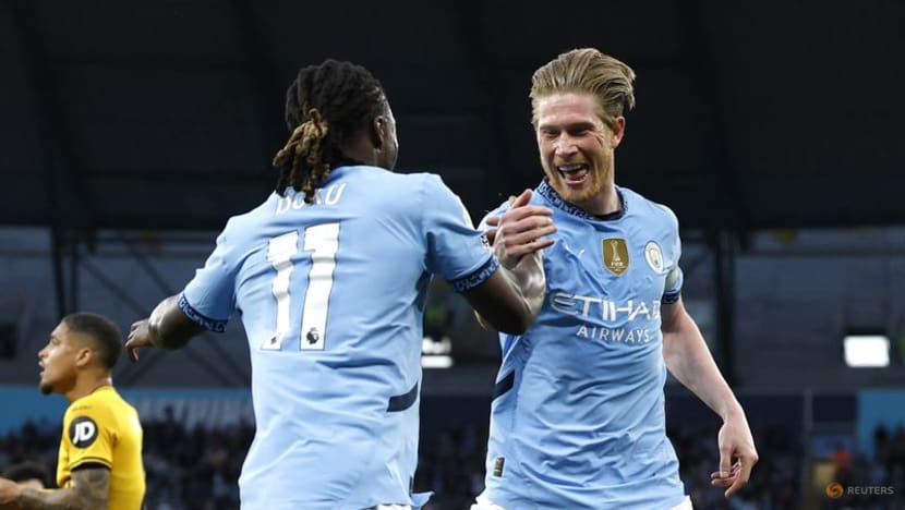 De Bruyne strike hands Man City win over Wolves in key game for Champions League qualifying