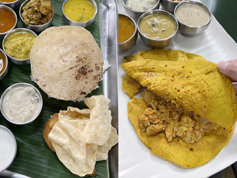 100-year-old Indian vegetarian restaurant Ananda Bhavan's unique thosai and hearty banana leaf meal