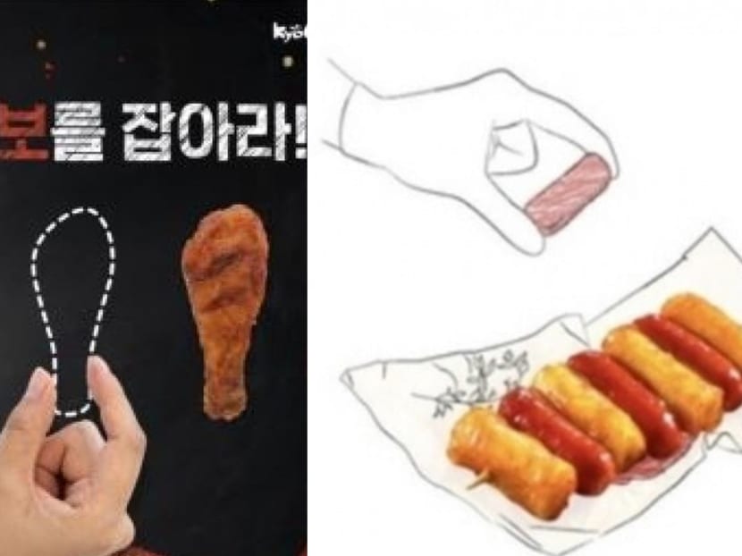 They claim that the gesture promotes misandry as it makes fun of penis sizes.