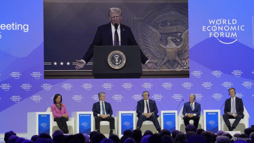 Trump tells Davos he will demand lower interest rates, oil prices Trump tells Davos he will demand lower interest rates, oil prices