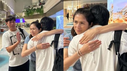 Pan Lingling Sends Son Off To Chicago To Pursue Master's Degree; Was Worried About His Safety In US