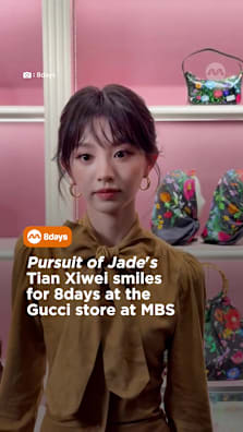 We would do more than sl4ught3r pigs for the actress.  #8dayssg #gucci #8dayslocalent #tianxiwei #pursuitofjade 