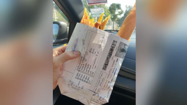 泰国街头小吃包装纸竟是乙肝病人病历 网民：我要吐了！