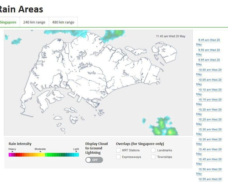 New weather website offers real-time report by location