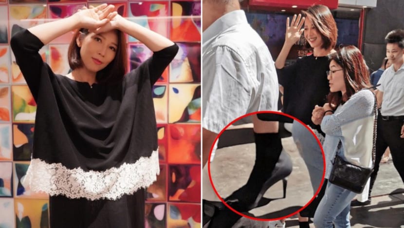 Ada Choi Will Not Let Her Pregnancy Stop Her From Wearing High Heels