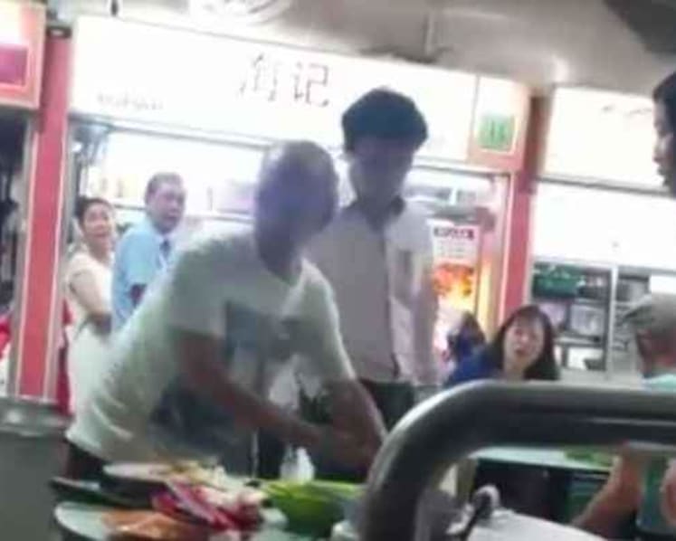 Couple who abused elderly man at Toa Payoh Lor 8 food centre arrested on Tuesday