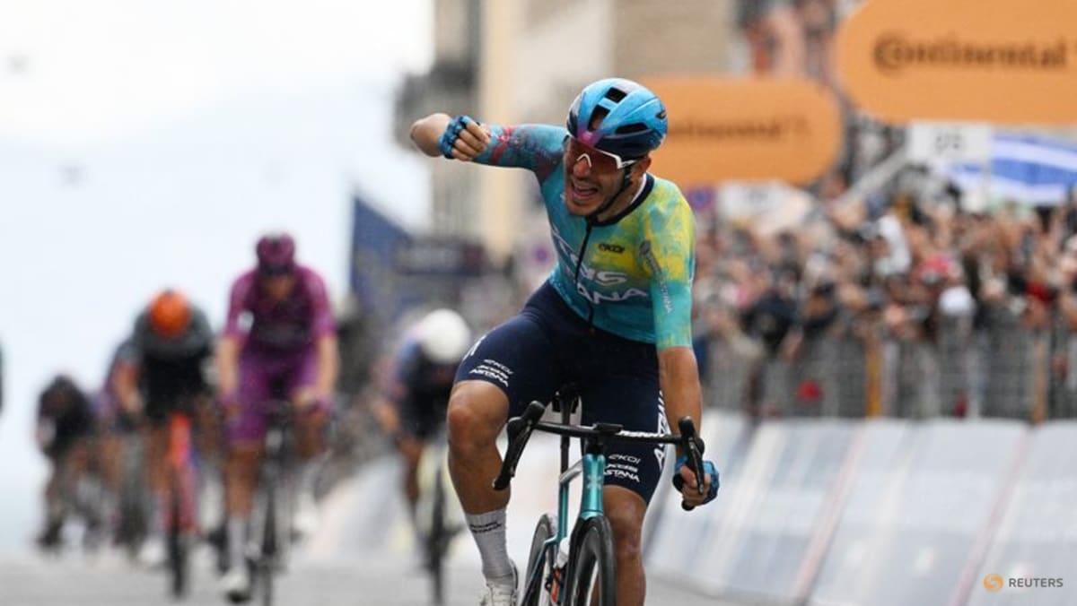 Italy's Ballerini sprints to stage six victory on Giro d'Italia