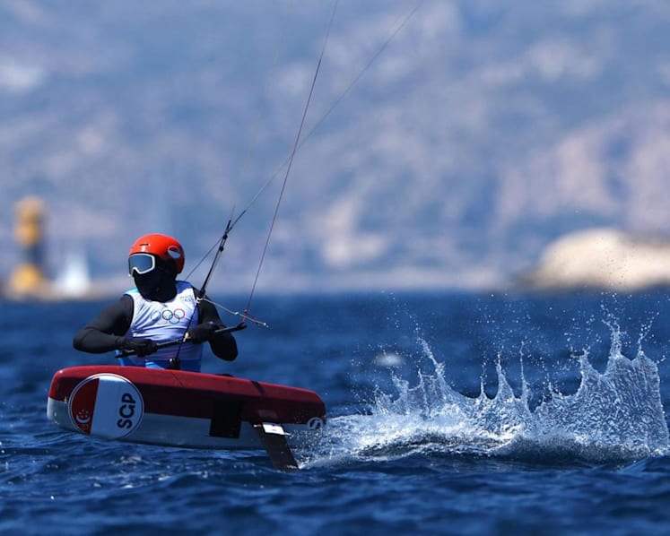 Kitefoiler Max Maeder clinches Olympic bronze, makes history as Singapore's youngest Games medallist