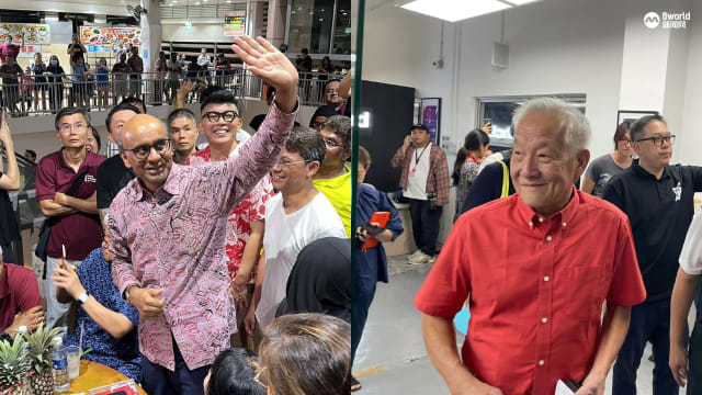 尚达曼和黄国松发表讲话后 已离开集合中心