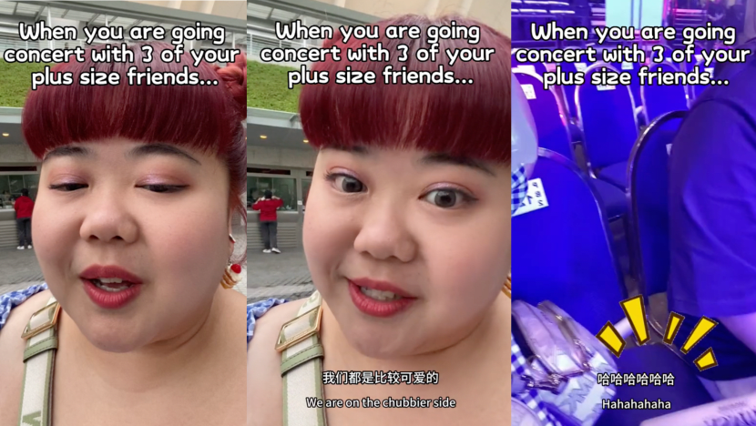 Xixi Lim & Her "Plus-Sized Friends" Apologise To People Sitting Next To Them For “Squeezy” Situation At A-Mei’s Concert Xixi Lim & Her "Plus-Sized Friends" Apologise To People Sitting Next To Them For “Squeezy” Situation At A-Mei’s Concert