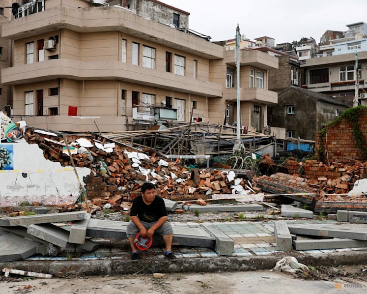 Typhoon Bavi batters eastern China, threatens days of heavy rain