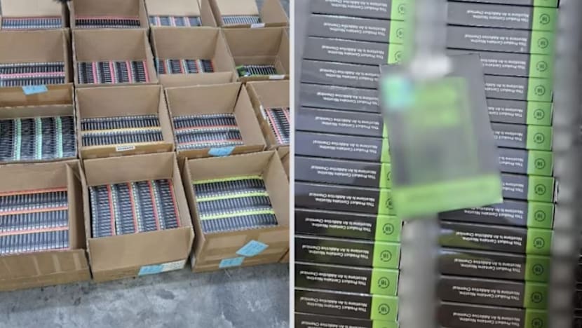 Lebih 9,200 pod vape ditemui dalam kontena kargo; lelaki warga SG 25 tahun diberkas