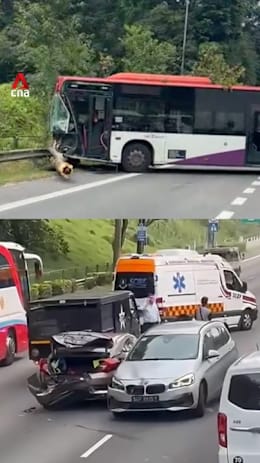 Bus driver, 2 motorists taken to hospital after accident on BKE