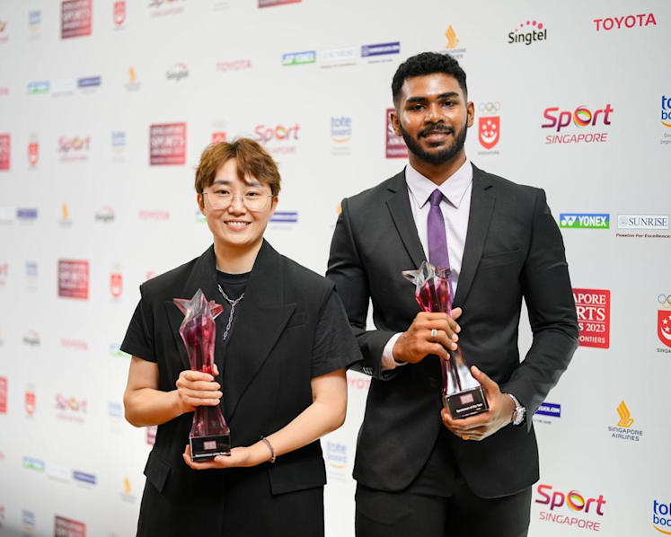Feng Tianwei, Sheik Farhan win sportswoman and sportsman of the year awards for 2023