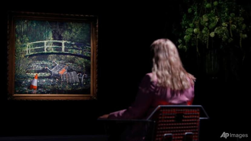 Banksy artwork sells for almost US$10 million at auction