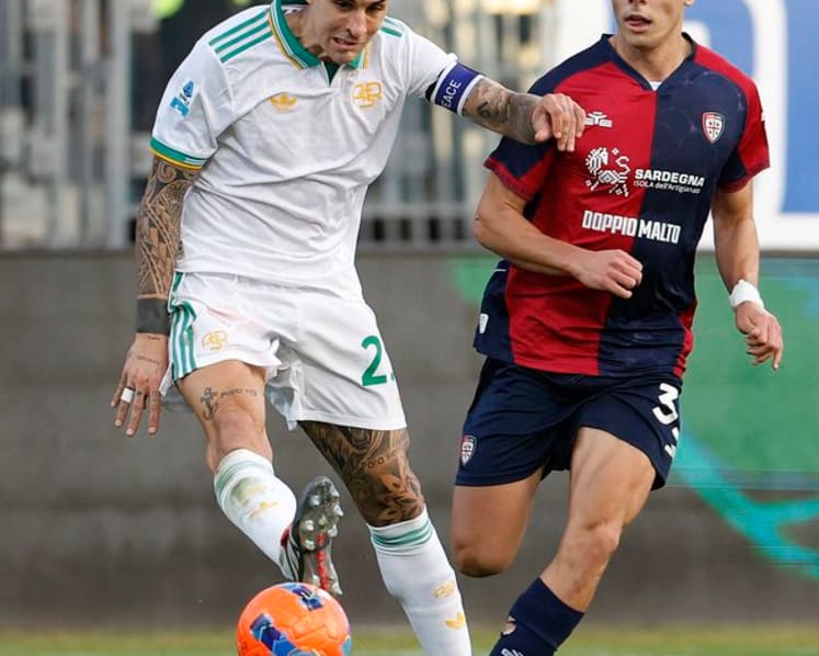 Celik sees red as Roma lose at Cagliari