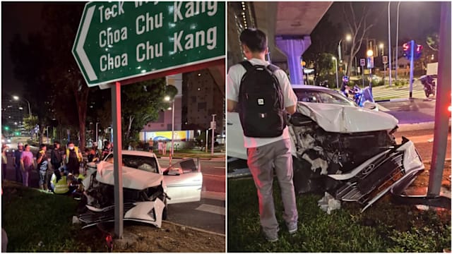 疑酒驾凌晨撞上路牌 40岁男司机被捕