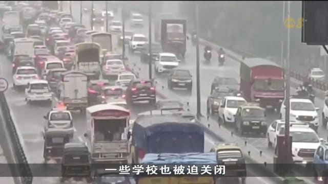 印度孟买超200万人受连日暴雨影响 湖南再有堤坝发生险情