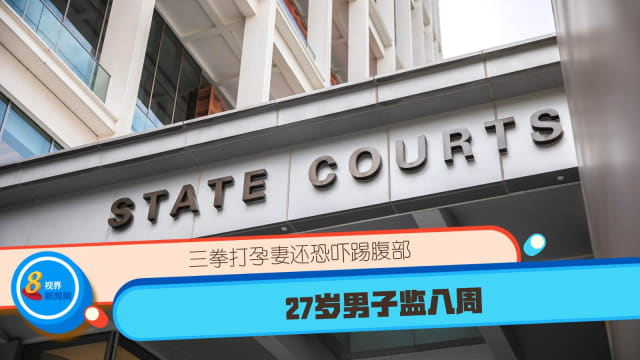 拳打孕妻还恐吓踢腹部 27岁男子监八周