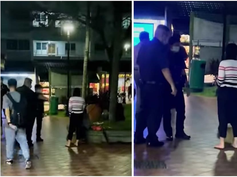 The Online Citizen website republished content from an Instagram user that claimed police officers allegedly bullied an older woman in Yishun for not wearing a mask. The police said that these allegations were untrue. The Online Citizen website republished content from an Instagram user that claimed police officers allegedly bullied an older woman in Yishun for not wearing a mask. The police said that these allegations were untrue.
