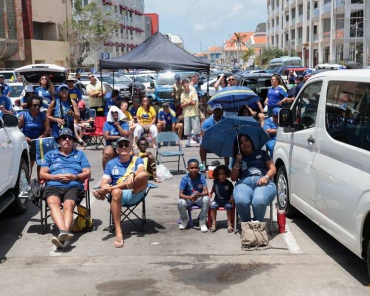 Curacao fans take heavy defeat in their stride as World Cup delight undimmed