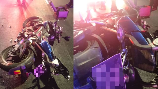 28岁摩托车骑士疑撞上卡车 魂断TPE公路