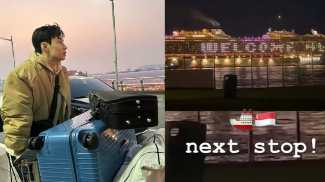 Henry刘宪华搭游轮低调来新　途经马国送阳光！