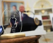 Apple leads surge in global tech shares after Trump tariff relief