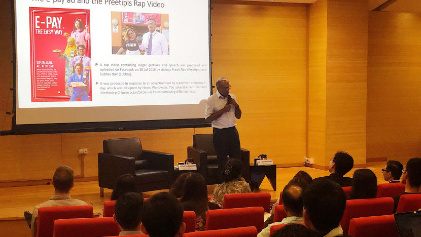 Undergrads, academics engage Shanmugam on 'brownface' and controversial rap video