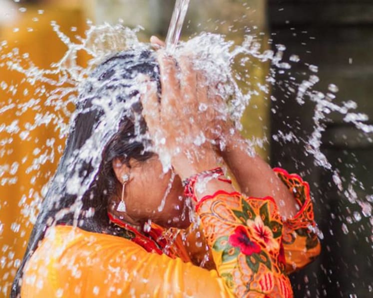 Ritual delight: Taking a shower to cleanse your soul in Bali