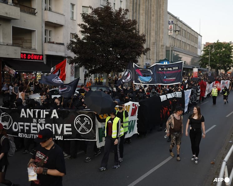 Berlin downplays risk from German Antifa group targeted by US