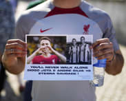 Liverpool star Diogo Jota mourned by family and locals at hometown wake in Portugal