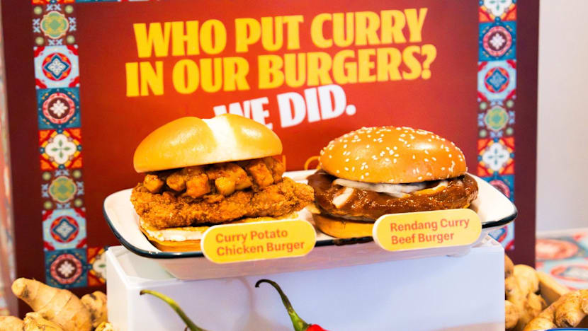 McDonald’s Singapore and Old Chang Kee collaborate on curry burgers this National Day