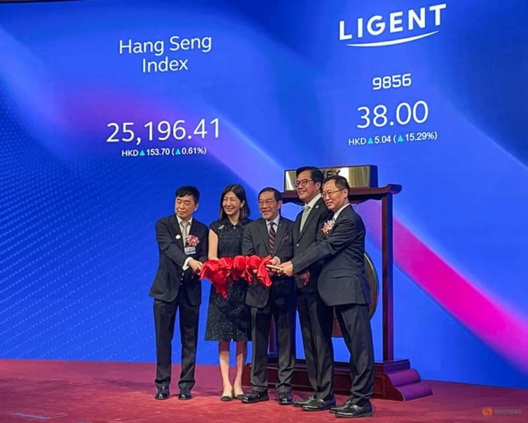 Ligent Technologies jumps in Hong Kong debut, outpacing key indices 