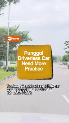 Punggol driverless cars might need a few more test before being ready… #8dayssg #8dayssgtrending #sgtiktok #punggol #fypsg 