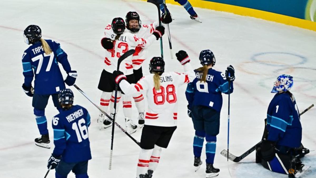 Ice hockey-Canada cruise to shutout win over Finland to seal women's group runners-up spot