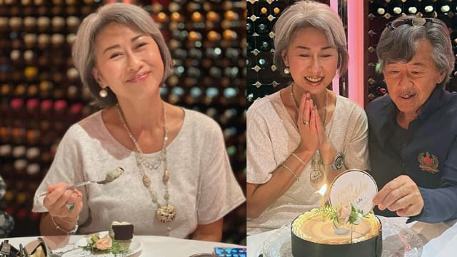 叶倩文庆62岁生日　戴$3.50珍珠耳环仍显贵气