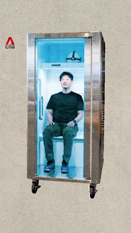 Japan unveils human-sized refrigerator to beat extreme heat