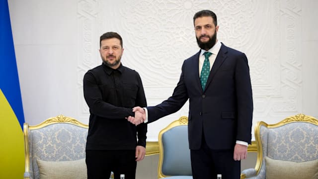 乌克兰总统同叙利亚总统会面 商讨安保和防卫合作