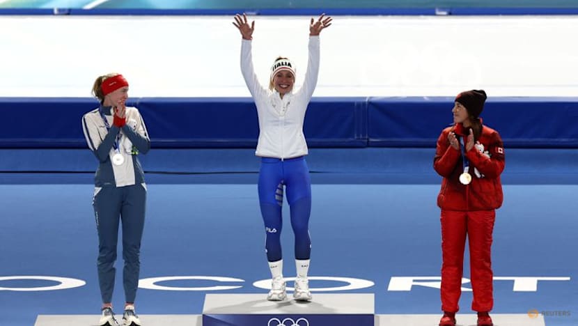 Speed skating-Great aunt Gina would be really proud, says Lollobrigida