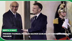 BERITA (4 Mac) | Presiden Tharman, Presiden Macron sahkan lagi hubungan 2 hala SG-Perancis
