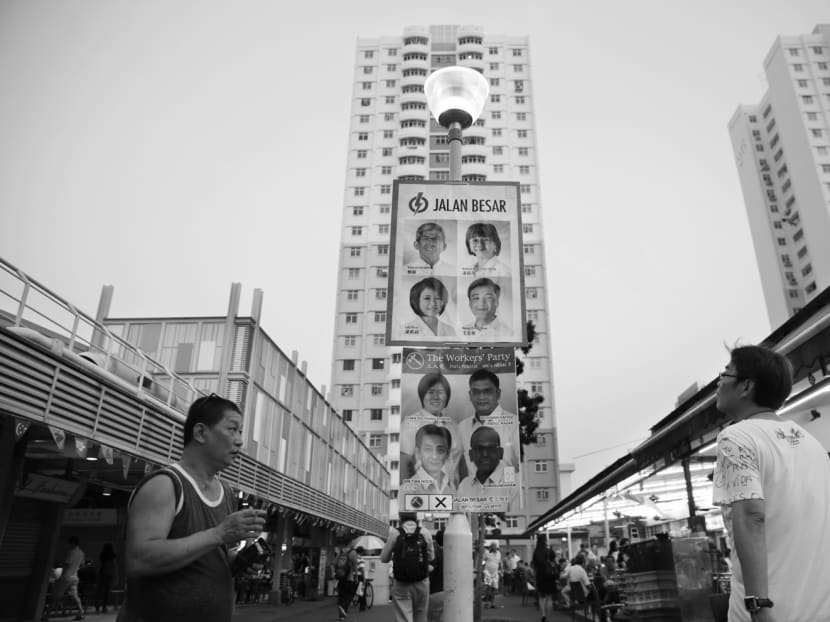 Election posters at Jalan Besar GRC in a photo taken on Sept 3, 2015. TODAY file photo