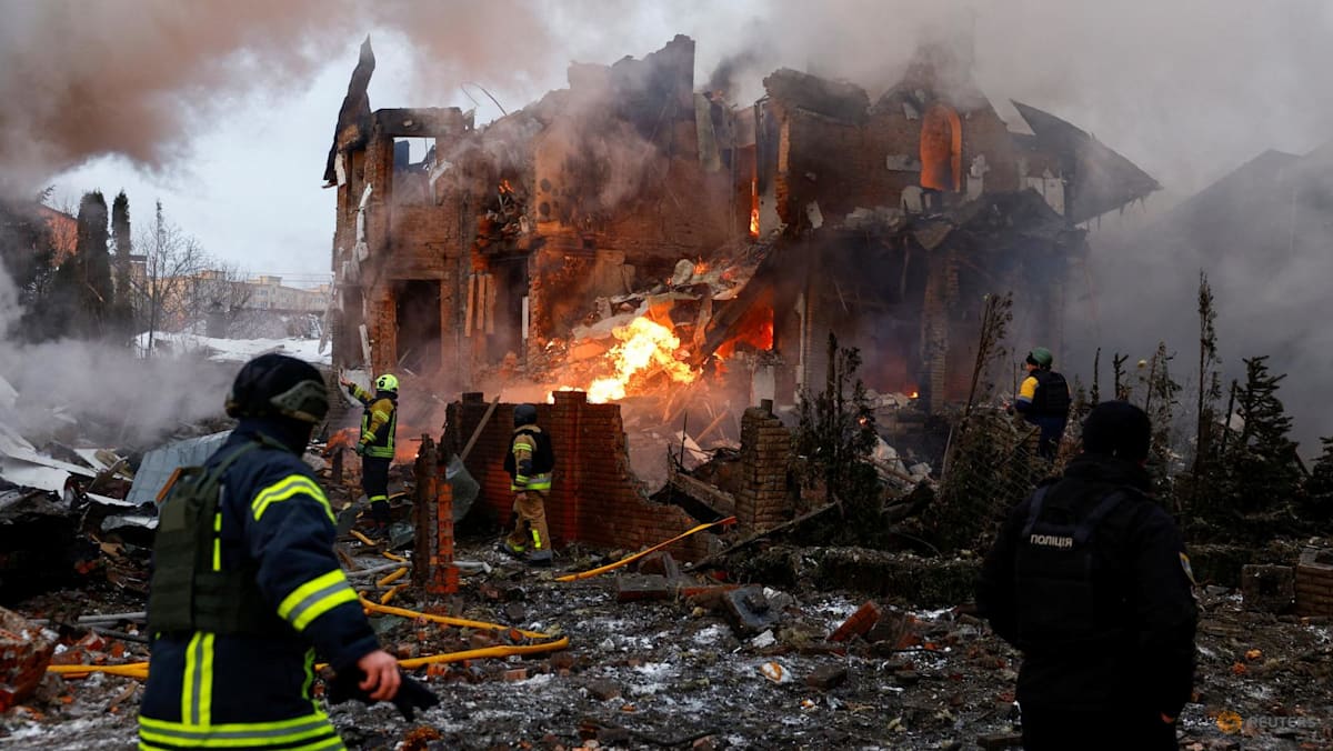 Missiles pound Ukraine capital ahead of Russian invasion anniversary