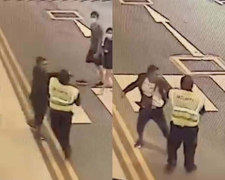 Man assaults security officer outside Giant hypermarket in Tampines allegedly after being told to wear mask