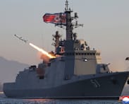 North Korea tests cruise and anti-ship missiles from naval destroyer